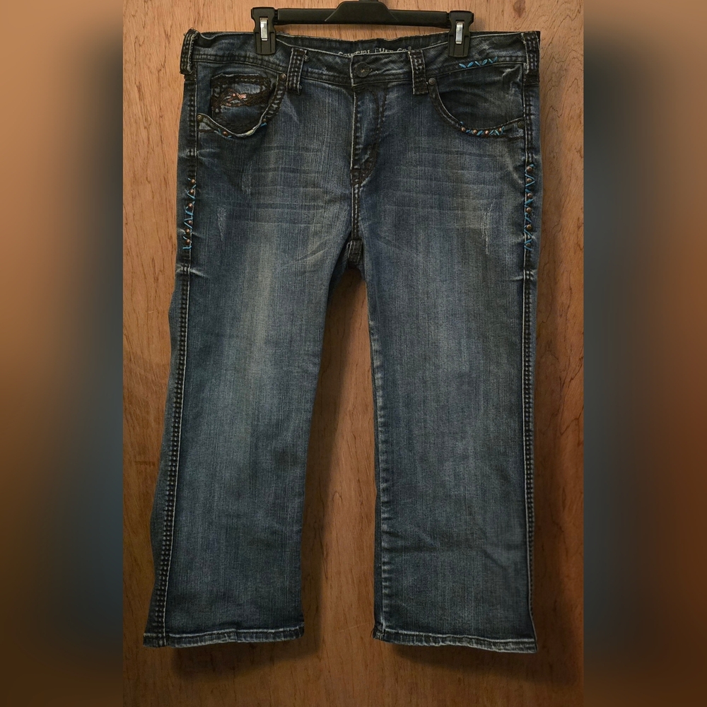 Cowgirl Tuff Western Jeans | 16 Short - Picture 2 of 16